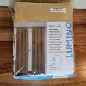 LUMINO  Velvet Window Curtains